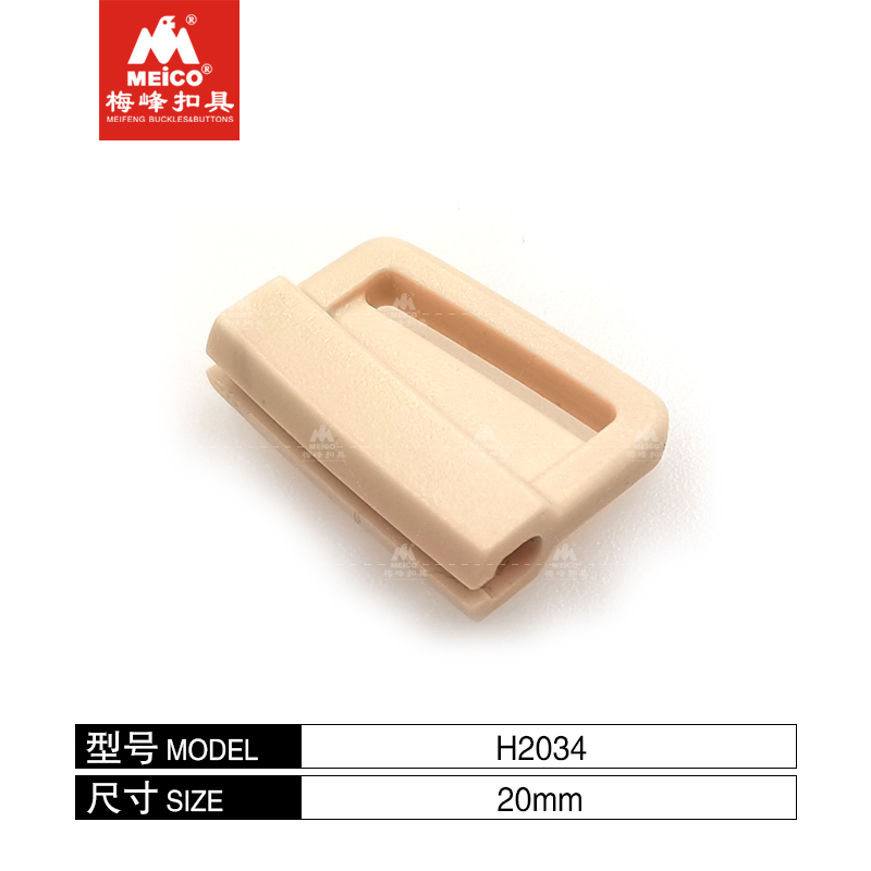 3/4 Zoll Kunststoff-Schiebe-D-Ring-Schnallen